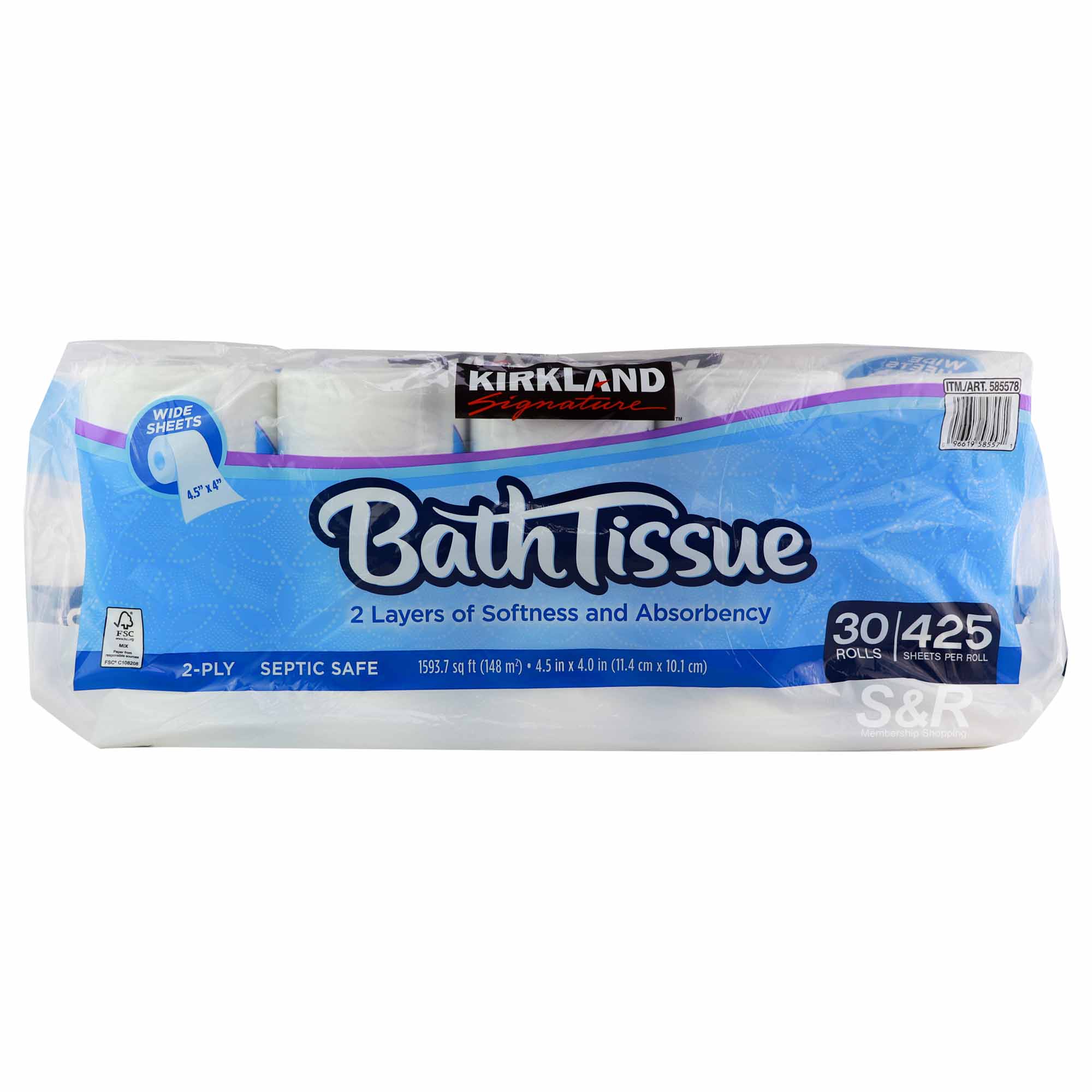 Kirkland Signature Bath Tissue 30 rolls